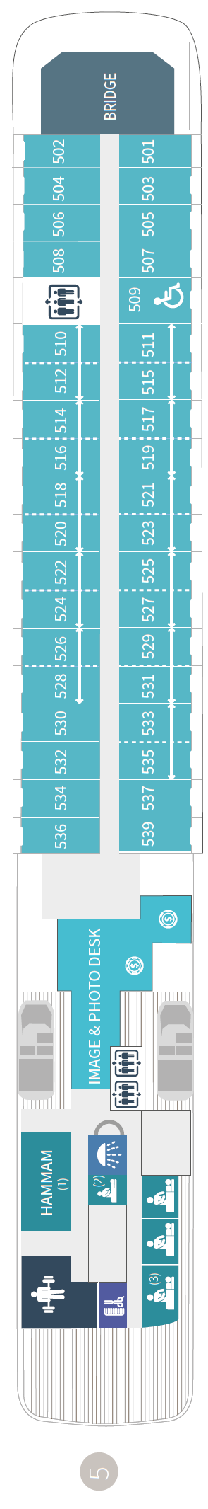 Normandie Deck (Deck 5)