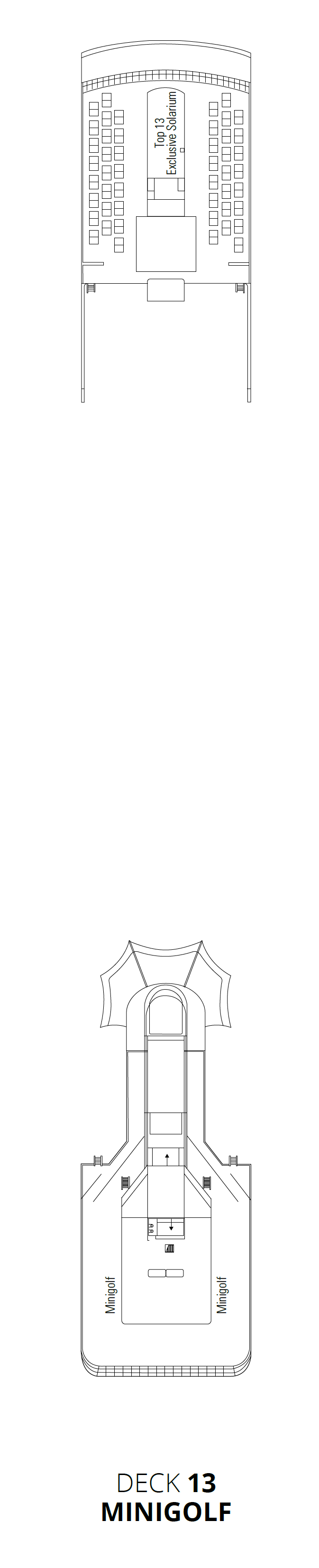 Minigolf-Deck