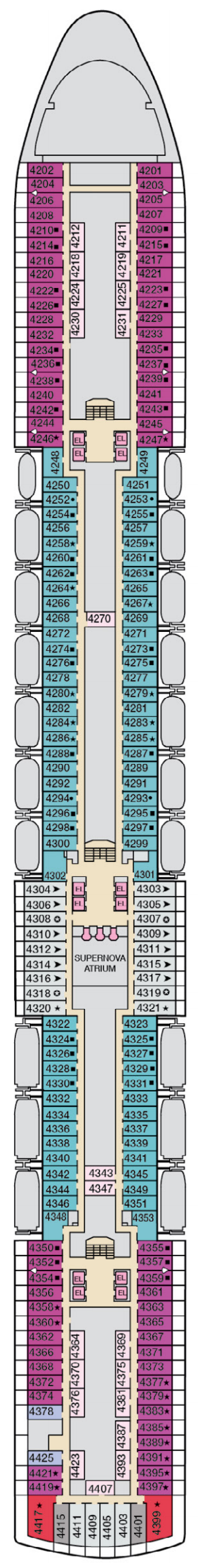 Deck 4  Atlantic