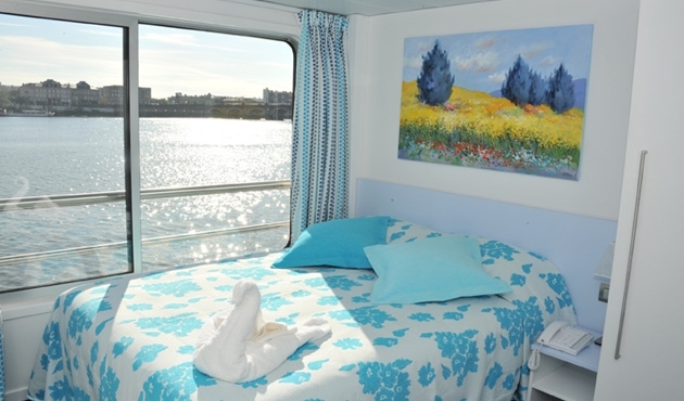 Cabine avec 1 lit double sur le pont principal – [1GL_PP]