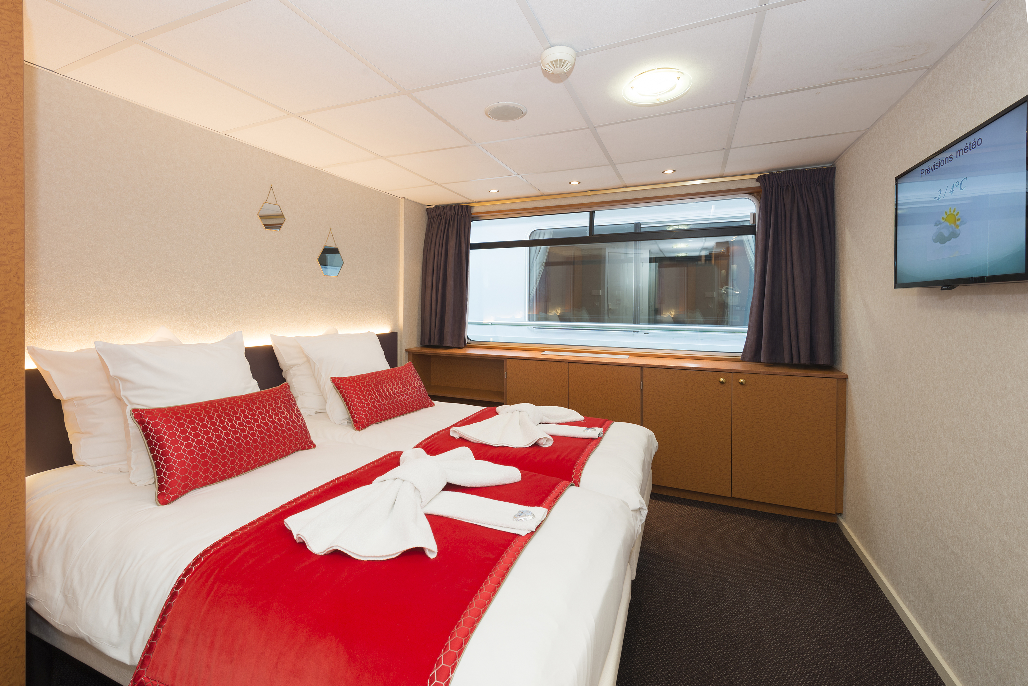 Pont supérieur 2 lits jumeaux ajustables – [GLS_P2]