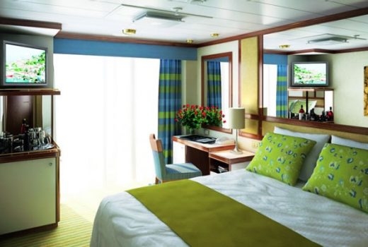 Cabine avec balcon et douche – [HB]