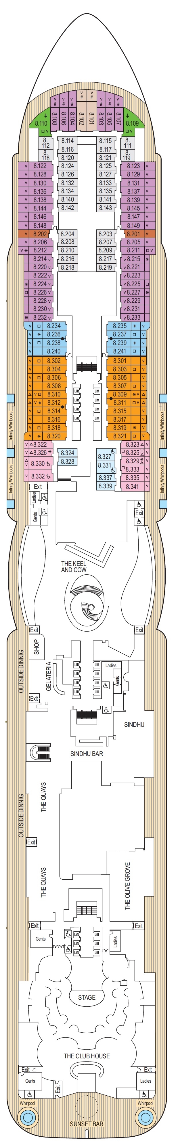 Pont 8 – promenade
