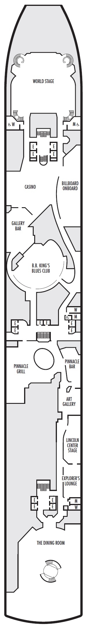 Pont promenade inférieur