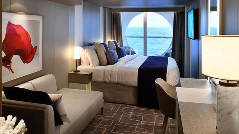 Cabine de luxe avec vue sur mer et véranda – [1A]