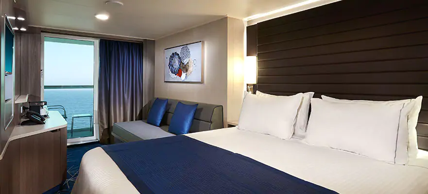 Kabine mit großem Balkon-[B6]