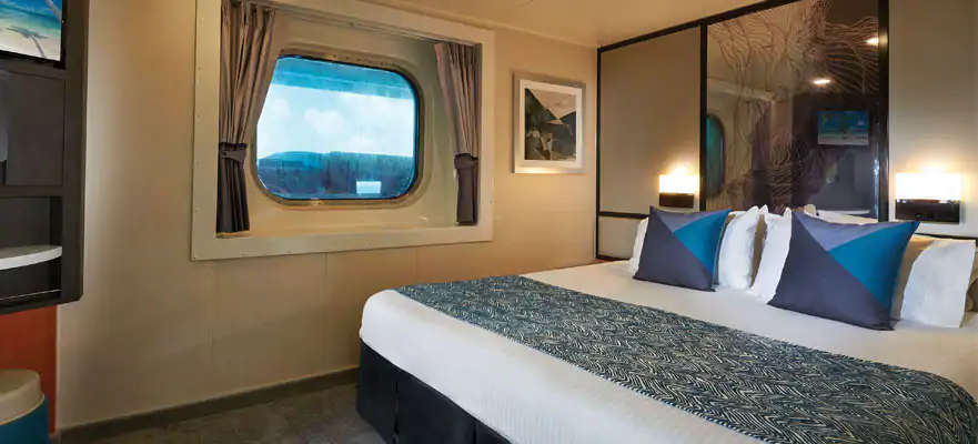 Meeresblickkabine mit eingeschränkter Sicht-[OK]