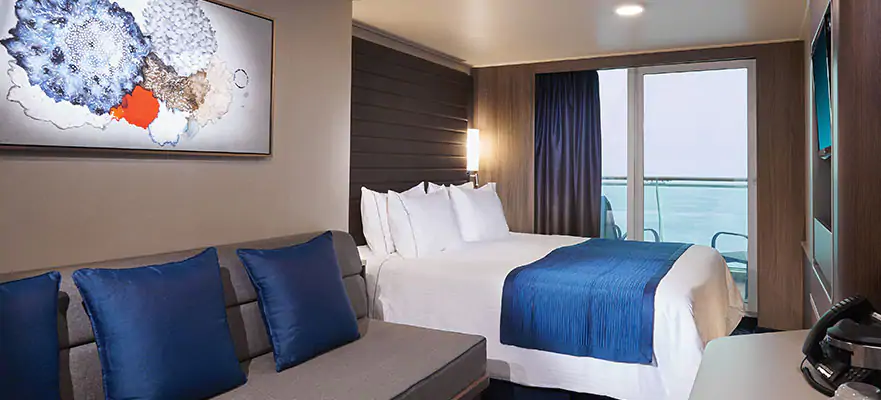 Cabine avec balcon orienté vers l&rsquo;arrière – [B1]