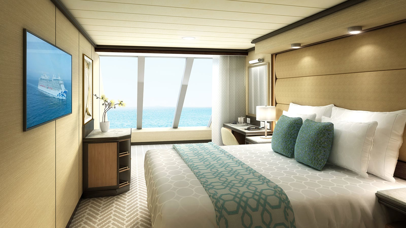 Cabine de luxe avec vue sur mer – [O6]