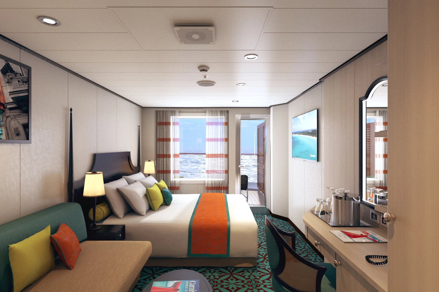 Havanna-Kabine mit größerem Balkon (Heckblick)-[HI]