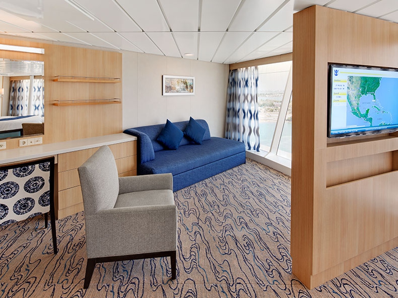 Suite panoramique avec vue sur mer (sans balcon)-[VP]