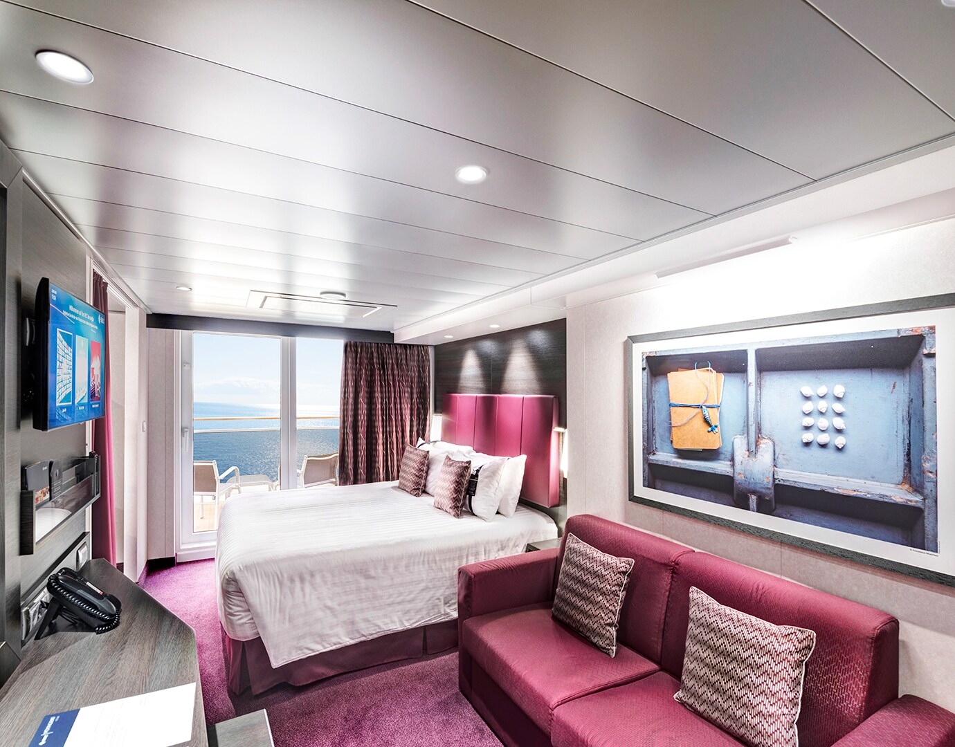 2 cabines Family avec balcon et 1 cabine individuelle – [FPB]