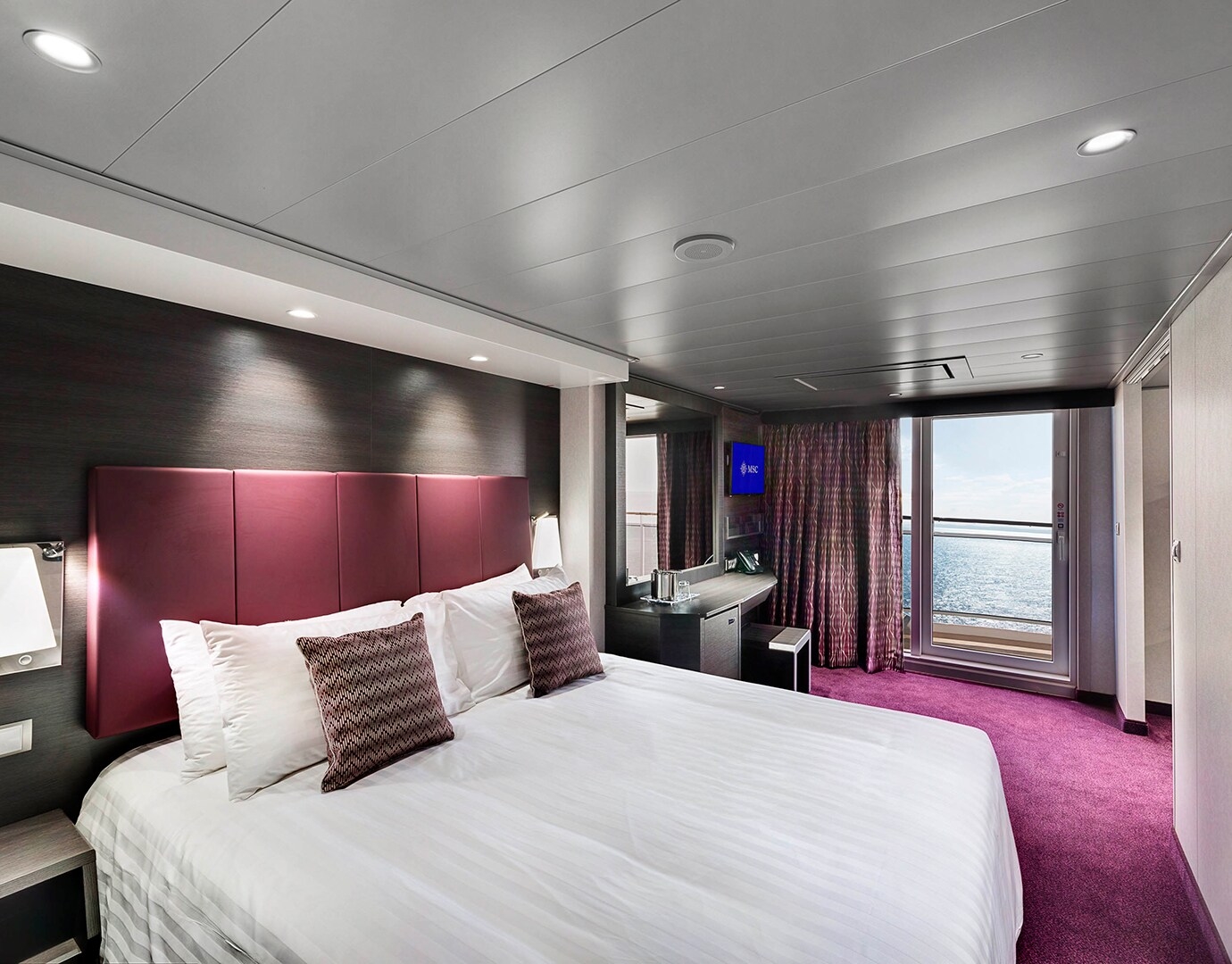 Cabine Family avec balcon et cabine individuelle – [FMB]