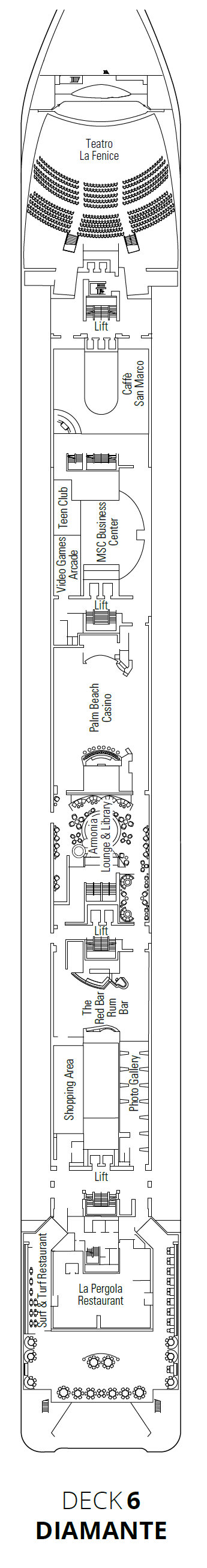 Pont 6 : Diamante