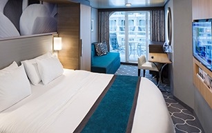 Cabine avec vue sur la promenade et accès au balcon – [2I]