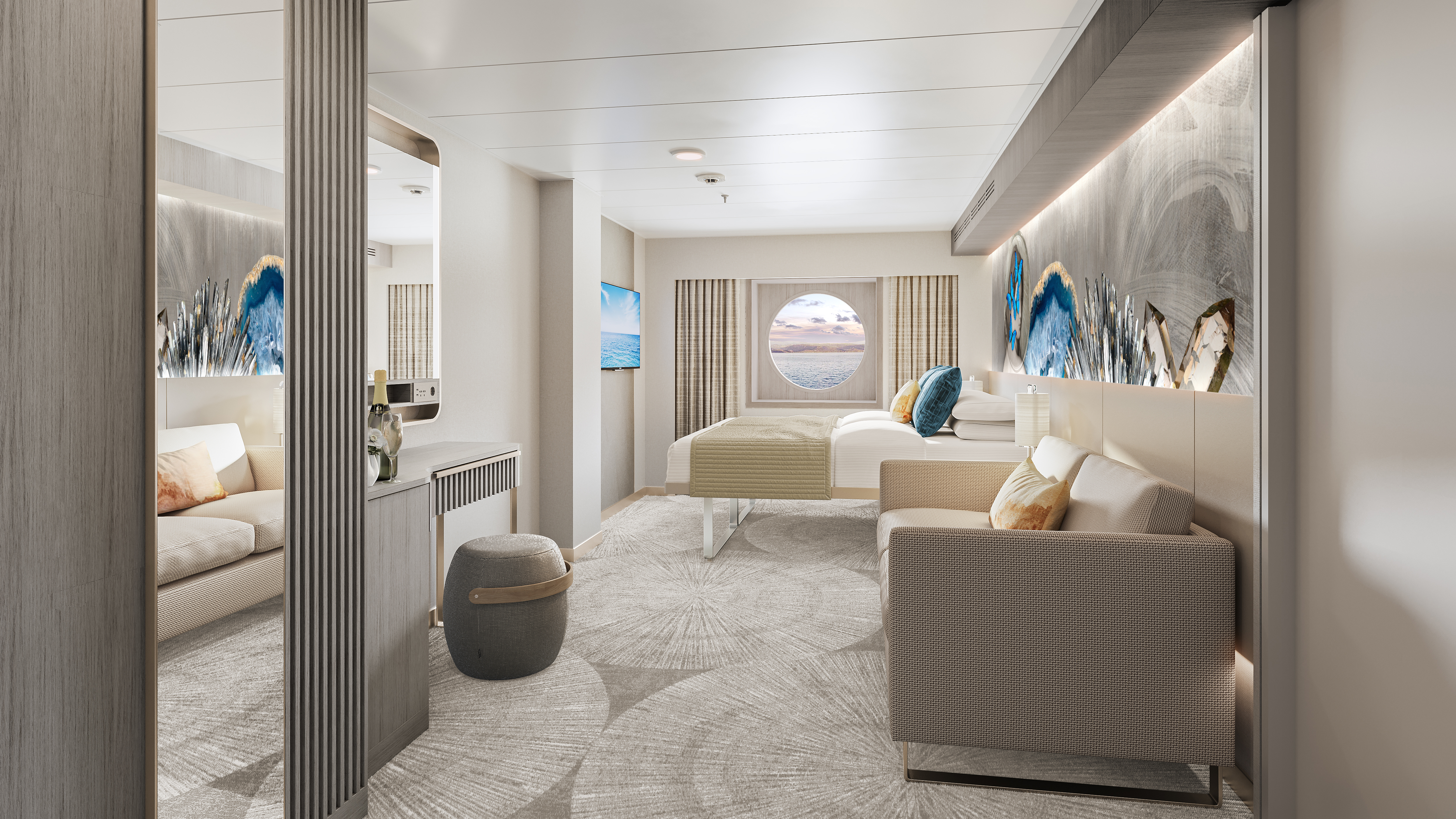 Cabine Sailaway avec vue sur océan – [OX]