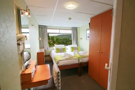 Cabine sur Pont Supérieur avec 2 Lits Jumeaux Ajustables – [GLS_PS]