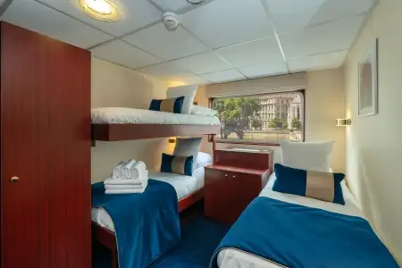 Cabine sur Pont Principal avec 3 Lits – [TRI_PP]