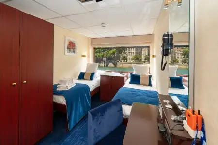 Cabine sur Pont Supérieur avec 2 Lits Simples – [2PL_PS]