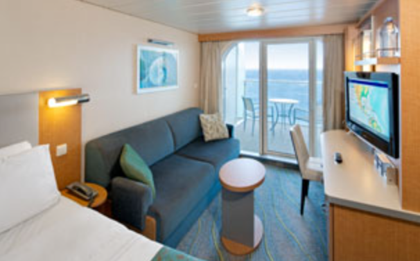 Meerblick-Kabine mit großem Balkon-[1C]