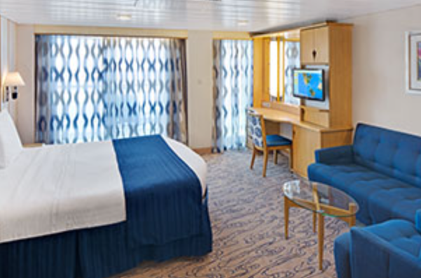 Geräumige Meerblick-Kabine mit Balkon-[2B]