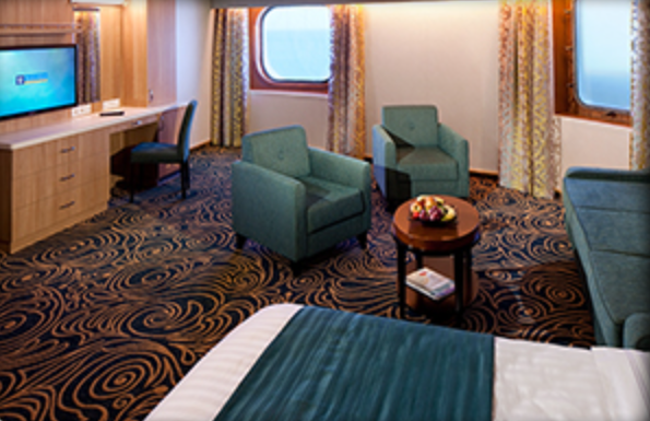 Cabine ultra spacieuse avec vue sur mer – [1K]