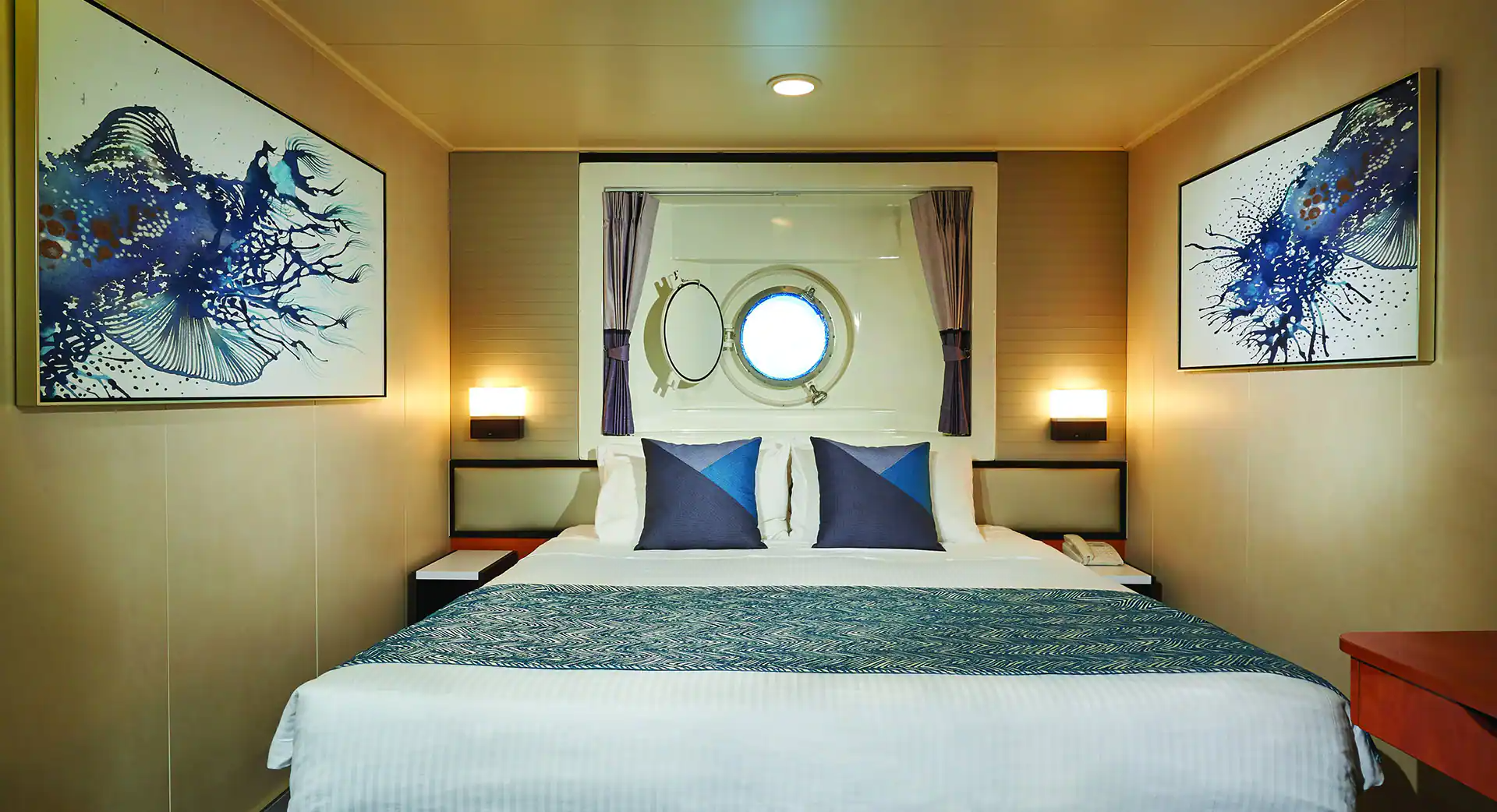 Meerblickkabine (Sicht eingeschränkt)-[OX]