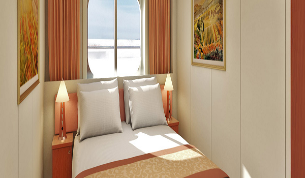 Innenkabine mit Panoramafenster (Aussicht eingeschränkt)-[4J]