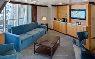 Aqua-Theater-Suite mit großem Balkon und zwei Schlafzimmern-[A2]