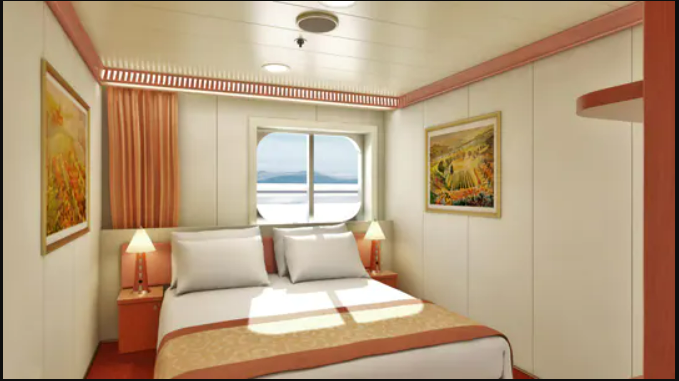 Innenkabine mit Panoramafenster (Ausblick eingeschränkt)-[4J]