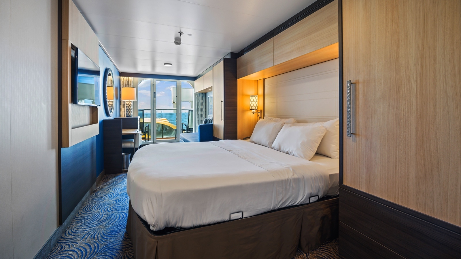 Ocean View Balcony Quad Gty-[XQ]