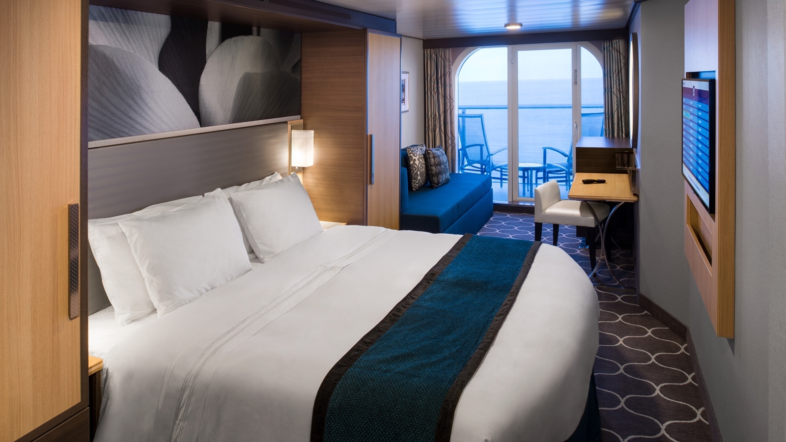 Ocean View Balcony Quad Gty-[XQ]