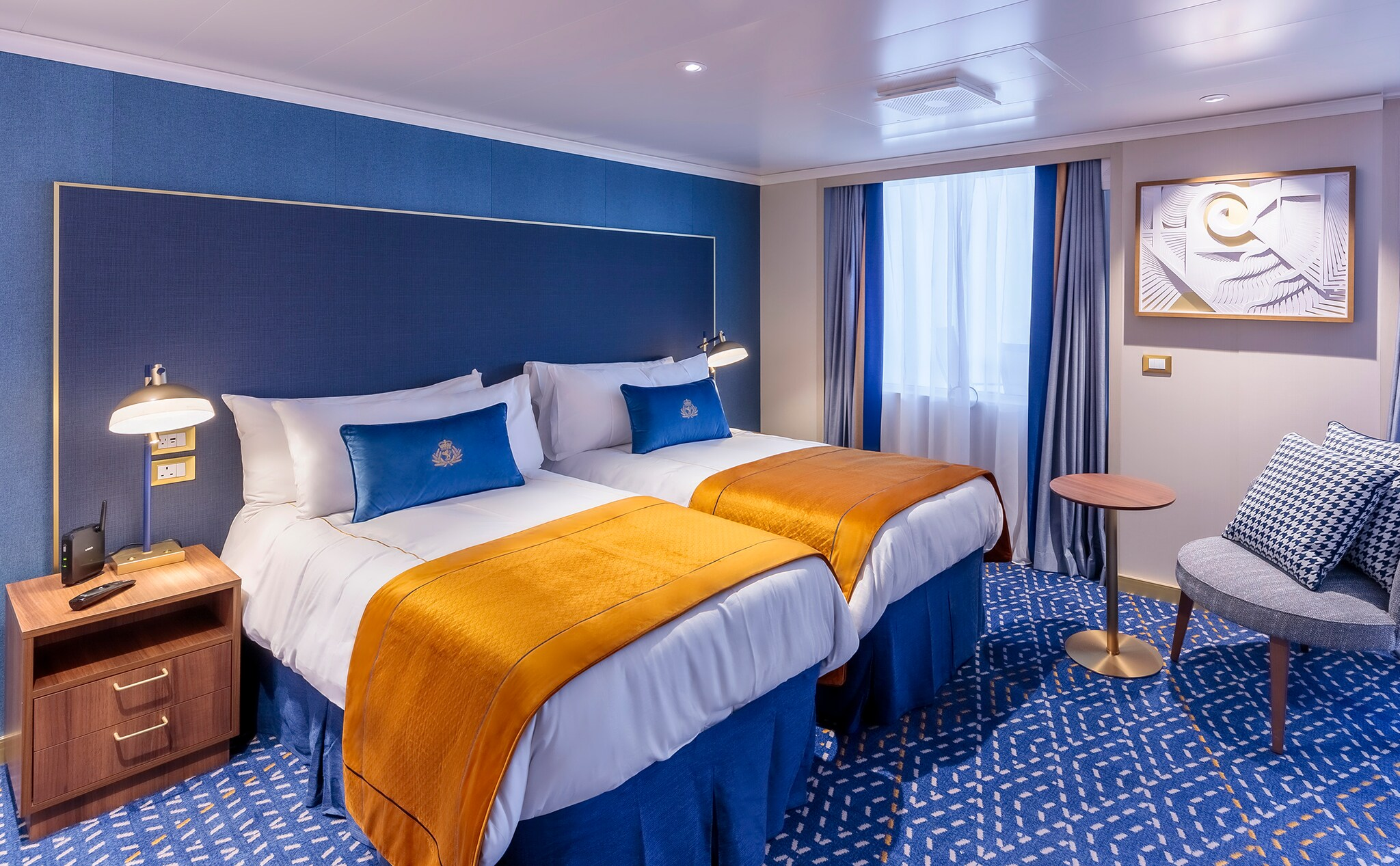 Balkonkabine (eingeschränkte Aussicht)-[CC]