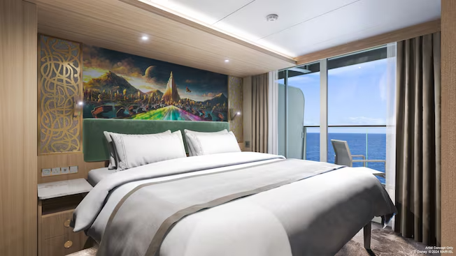 Concierge Family Stateroom with Oceanview Verandah-[04C]
