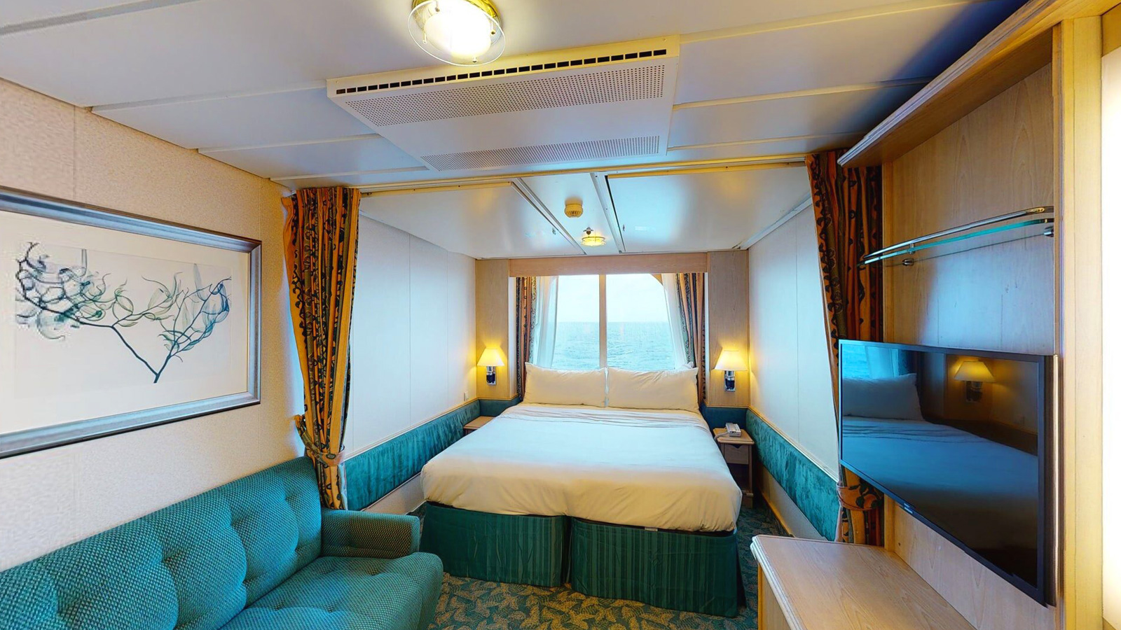 Meerblickkabine für 4 garantiert-[YQ]