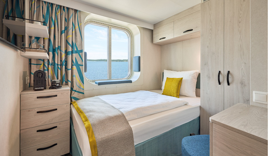 Einzelkabine außen-[EZA]