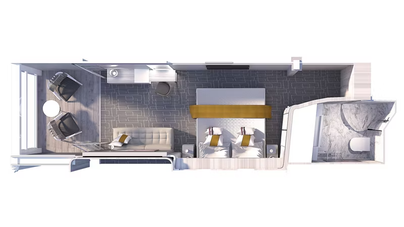 Edge Stateroom w/ Infinite Veranda-[E4]