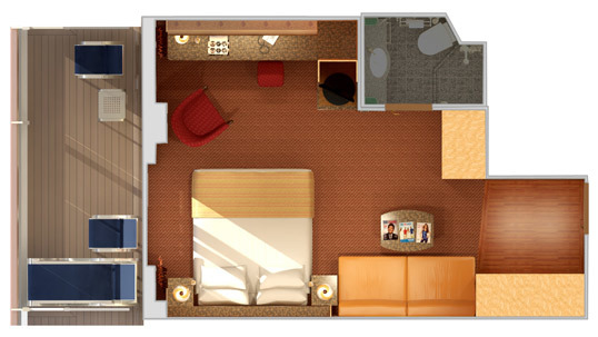 Cabine Premium avec balcon-[9B]