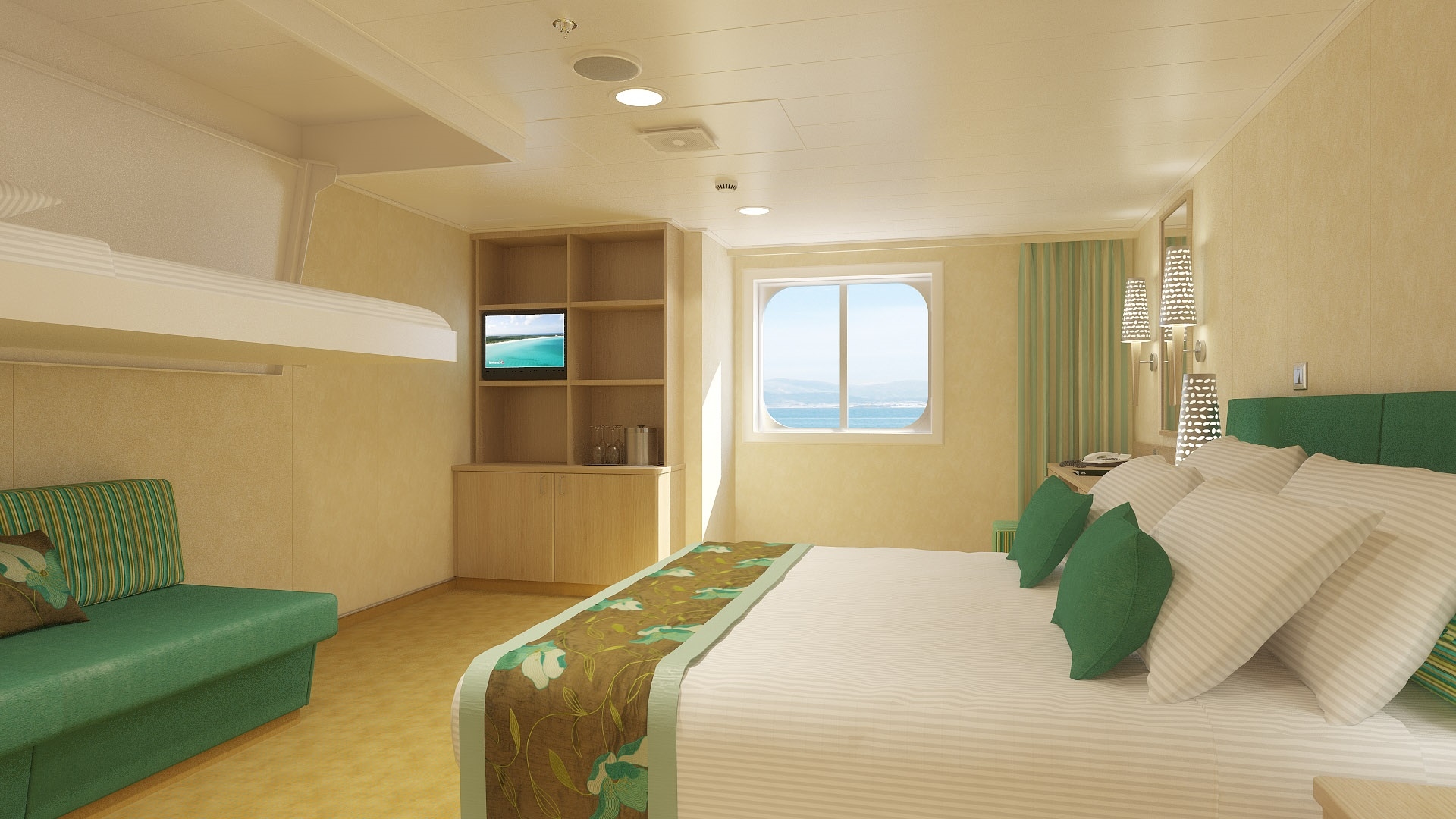 Cabine Cloud 9 avec spa et vue sur mer (vue obstruée)-[6S]