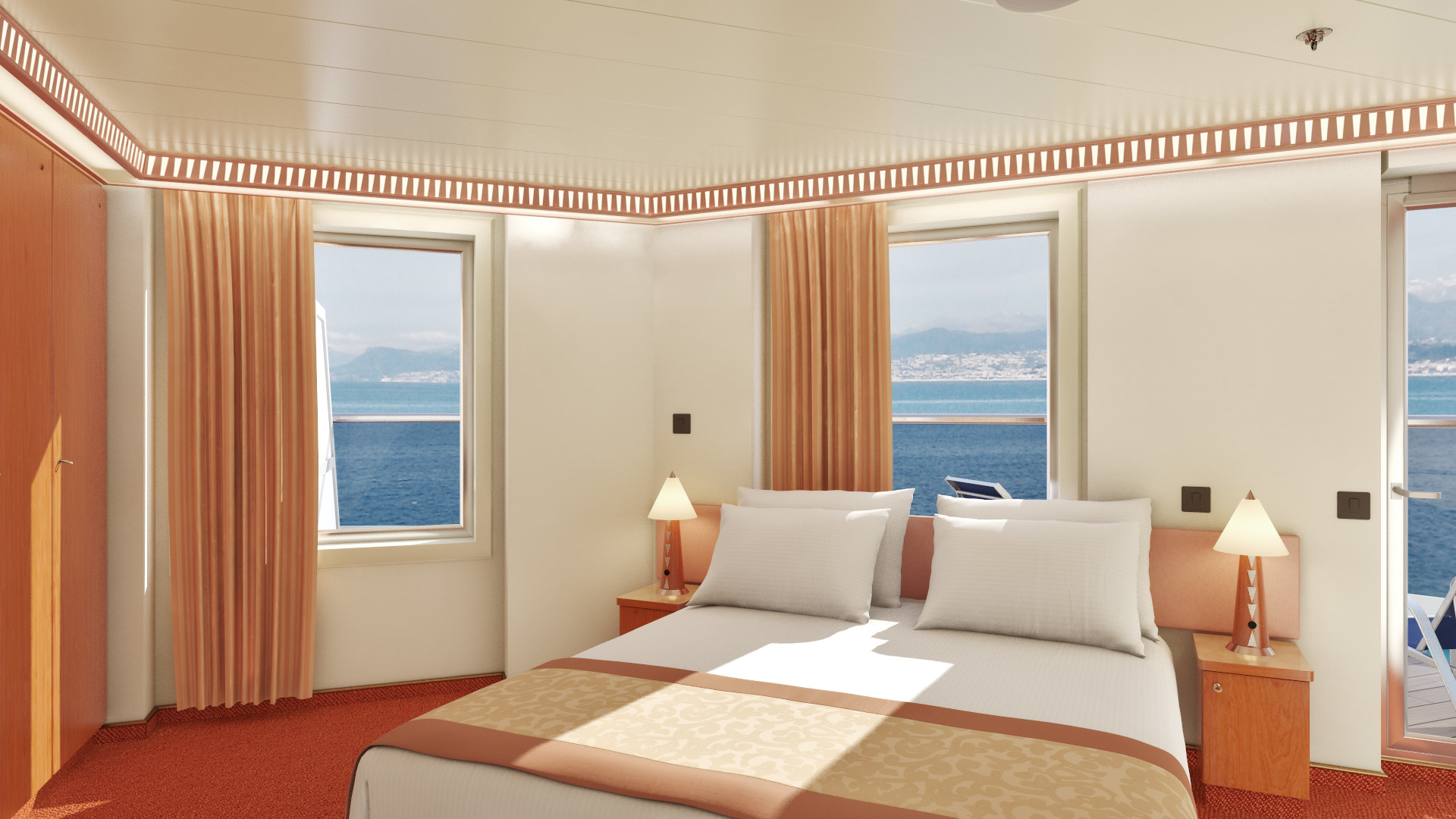 Cabine Premium avec balcon panoramique-[9C]
