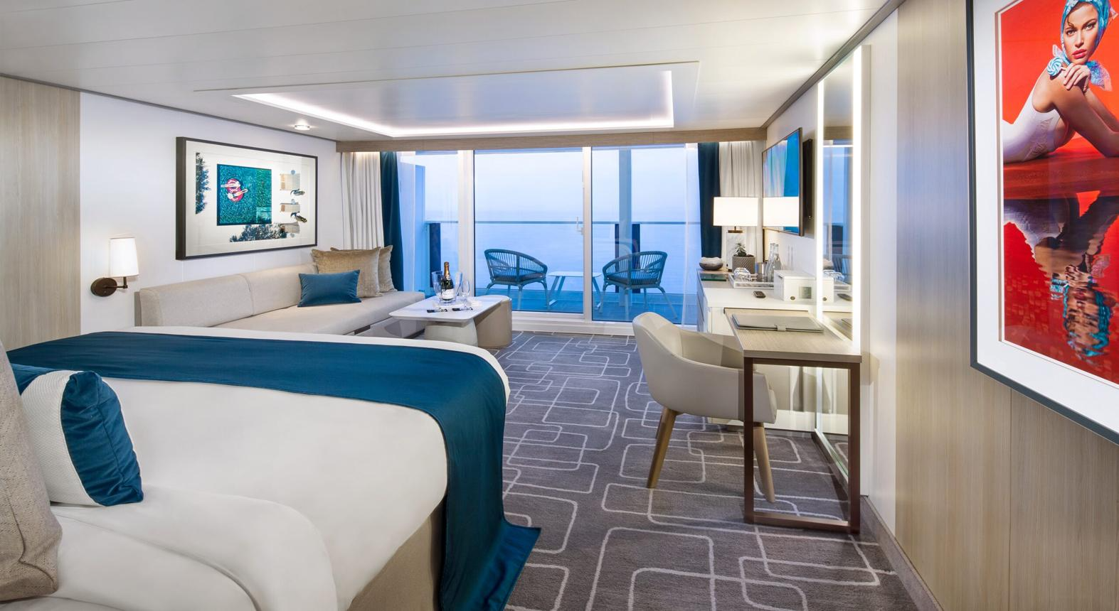 Suite panoramique de luxe avec vue sur océan-[PD]