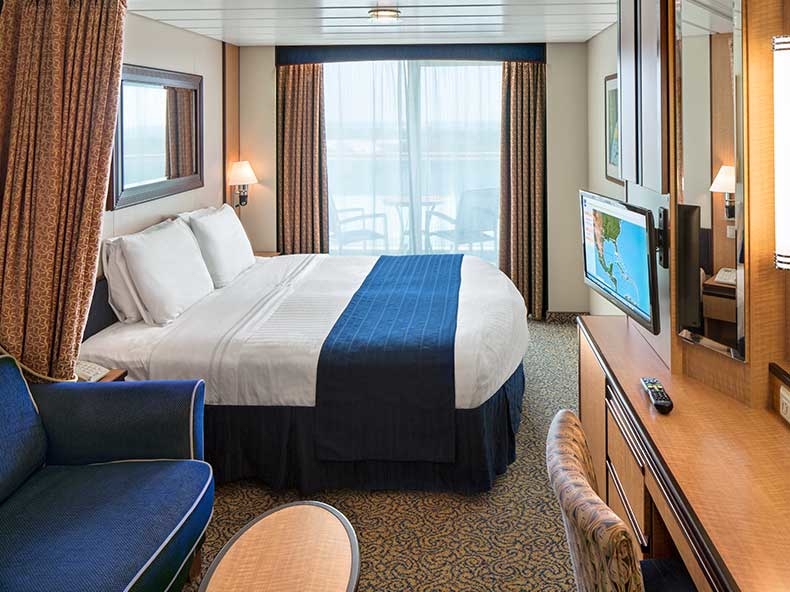 Meerblick-Kabine mit Balkon-[2D]